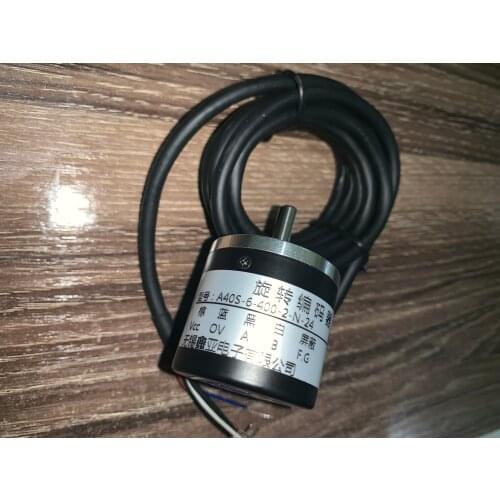 Wuxi encoder A40S-6 series 2 phase 24v NPN Solid shaft incremental photoelectric rotation