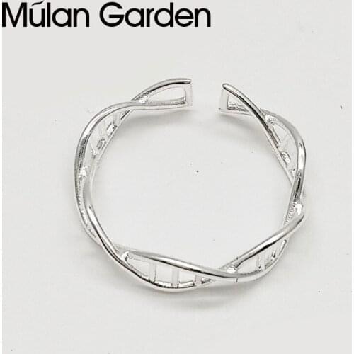 M&G Creative Spiral Ring for Women Simple Elegant Adjustable Engagement Ring Fashion Jewelry Women Accessories Girl Gifts