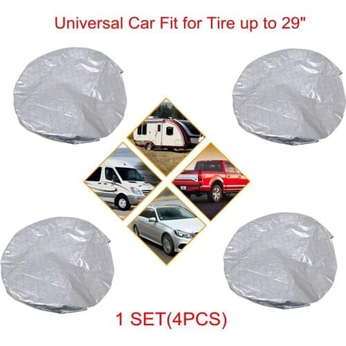 Winter Car Trailer Tire Protective Cover Oxford Cloth Belly Cotton 29-Inch