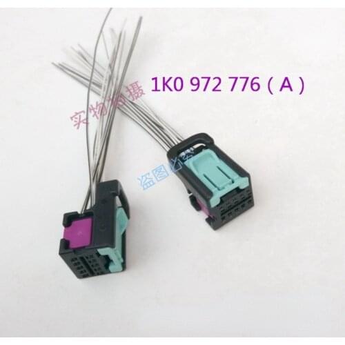 1PCS For VW Sagitar Magotan CC Golf 6 7 Tiguan Glass lifter Switch Plug Connector Cable Wiring Harness 1K0972776A