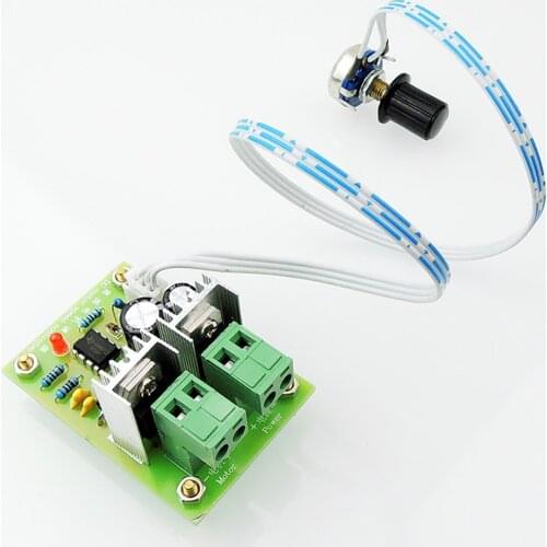10pcs/lot 12V24V36V 10A DC Motor Speed Controller PWM Adjustable Driver Control 200W Speed Governor DC motor speed controller