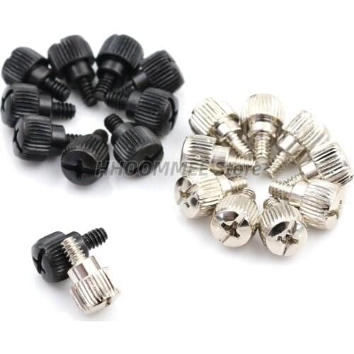 10pc/lot Thread Teeth Computer PC Case Cooling Fan Toolless Adjustment Screw Thumbscrews Thumb Screw