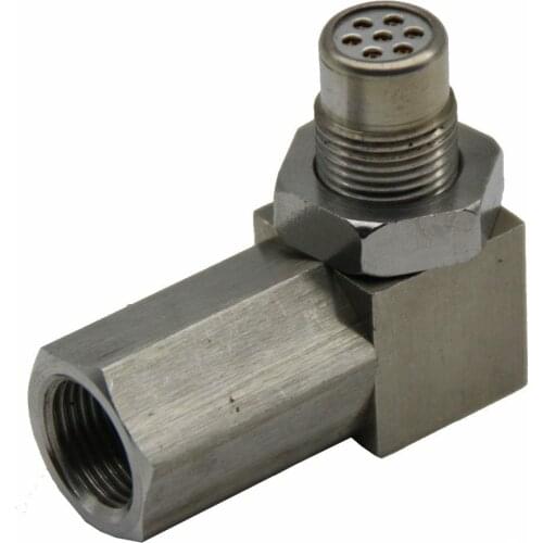 90degree M18x1.5 O2 Lambda Sensor Oxygen Sensor Extender Spacer For Decat Hydrogen Brass,For lambda probe deactivation