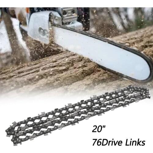 Areyourshop 20 inch Chainsaw Saw Chain 325 pitch 058 gauge 76DL 76 Drive Links Electrical Tools Accessories For Cutting Lumber