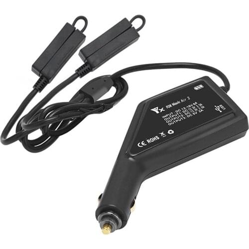 3 in 1 Car Charger Two Batteries & Remote Control Charging Hub Dock For DJI Mavic AIR 2 Drone Accessories