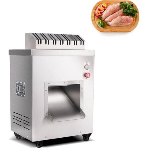 Electric Meat Slicer Commercial Automatic Fish Cutter Potato Fillet Shredded Stainless Steel Meat Slicer