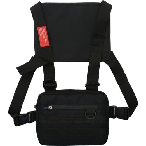 Functional Tactical Bag Belt Bag Pouch Packs Unisex Streetwear Vest Chest Bag Oxford Cloth Waist Bags Hip Hop Crossbody 2021