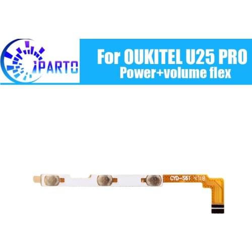OUKITEL U25 PRO Side Button Flex Cable 100% Original Power + Volume button Flex Cable repair parts for OUKITEL U25 PRO