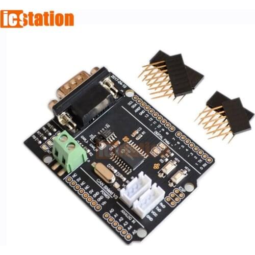 MCP2515 Can Bus Shield Board Module SUB-D Connector Standard UART IIC SPI LED Indicator Controller CAN 4.8-5.2V for Arduino
