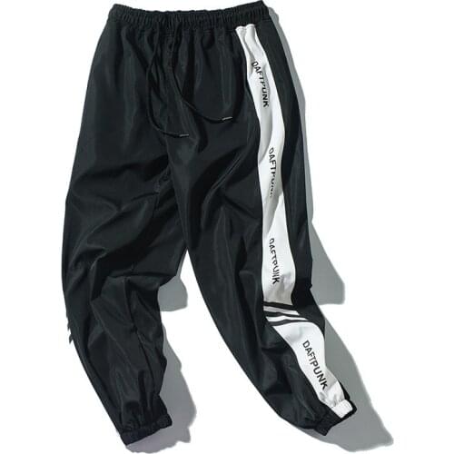 Fashion Brand Men Casual Sweatpants New Street Trend Male Printing Drawstring Pants Mens Hip Hop Ankle-Length Pants