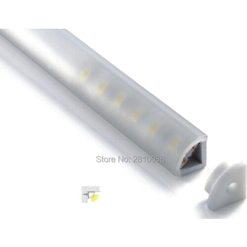 300 X 2M Sets/Lot Right angled led aluminium profile and V style alu led channel extrusions for ceiling corner lighting