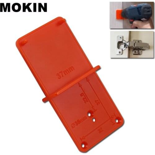 Hinge Hole Locator 35/40mm Drilling Guide Hinge Installation Jig Door Cabinet Opener Woodworking Tools