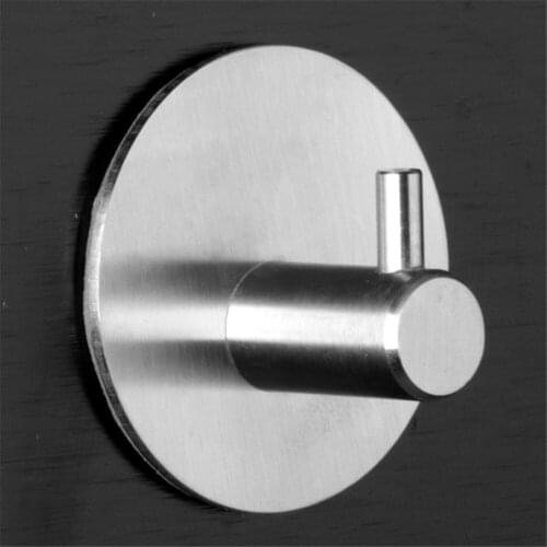 New Stainless Steel Strong Adhesive Wall Hook Adhesive Hook Punch-free Hook Home Kitchen Bathroom Multifunctional Hook
