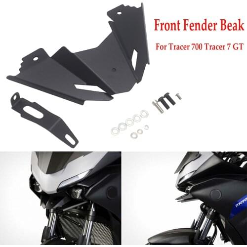 Wheel Cover Fairing Extension For YAMAHA TRACER700 Tracer 700 Tracer 7 GT 2020 2021 Front Fender cnc Mount Holder Beak Hugger