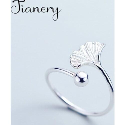 Charm Ginkgo Biloba Leaf Finger Ring For Women Men Vintage Boho Knuckle Party Rings Punk Cocktail Jewelry Girls Gift