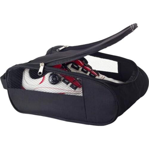Durable House Mesh Hole Breathable Home Dust Proof Double Zippers Storage Case Sports Pouch Travel Golf Shoes Bags Waterproof