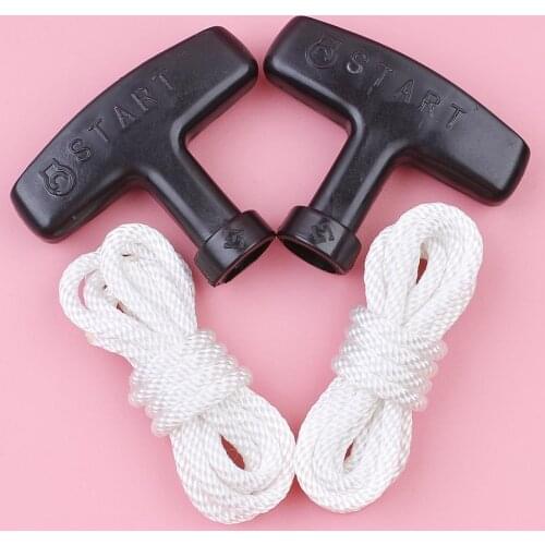 Recoil Starter Handle Grip Rope Kit For Honda GX100 GX120 GX160 GX240 GX270 GX390 Lawnmower 28461-ZG0-004
