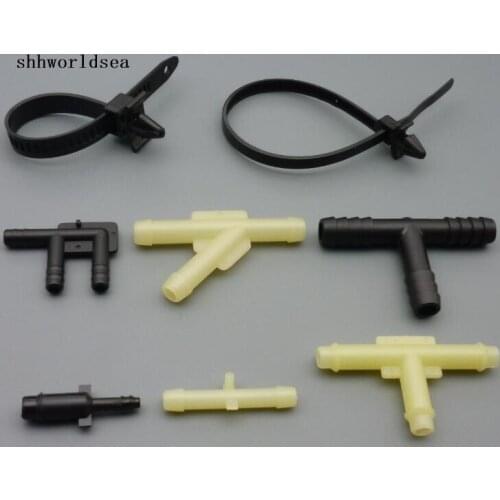 Shhworldsea car connector clip F Tee fasteners releasable cable ties cable strap for honda 90672-SA0-0030 for mazda 9928-91-053