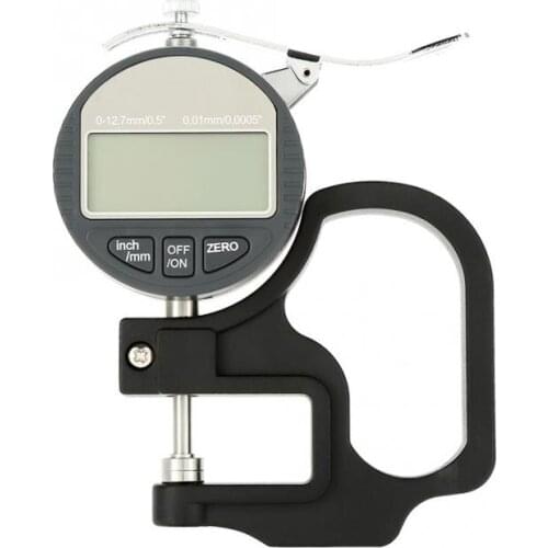 Paint Thickness Gauge Digital Display Paper Leather Cloth Thickness Gauge Measuring Tool Range 0-12.7mm 0.01mm 'For Manual