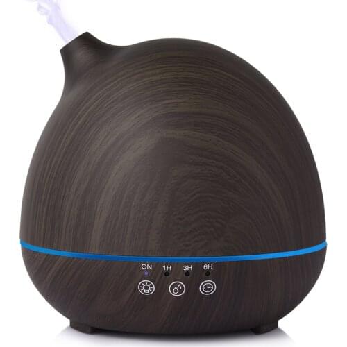 Essential Oil Diffuser 400ml Cool Mist Humidifier Ultrasonic Aromatherapy Adjustable Mist Mode Waterless Auto Shut-Off for Home