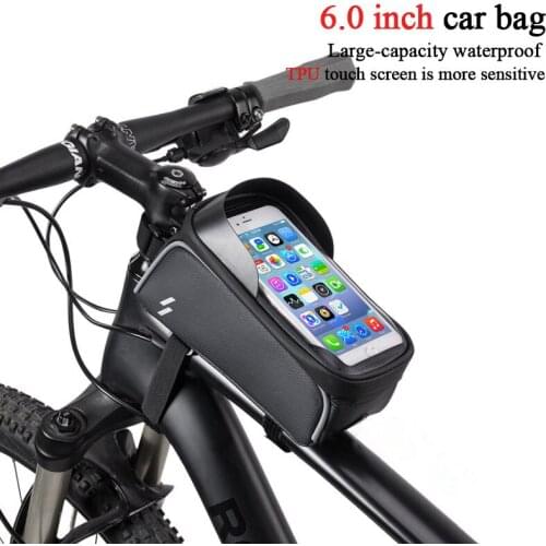 Unisex bike bag mountain bike bag upper tube saddle bag beam bag handlebar bag