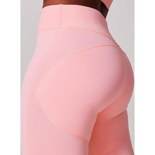 SALSPOR Workout Leggings Women Mid Waist Ankle Length Buttocks Push Up Leggings Female Elastic Force Fitness Legging Feminine