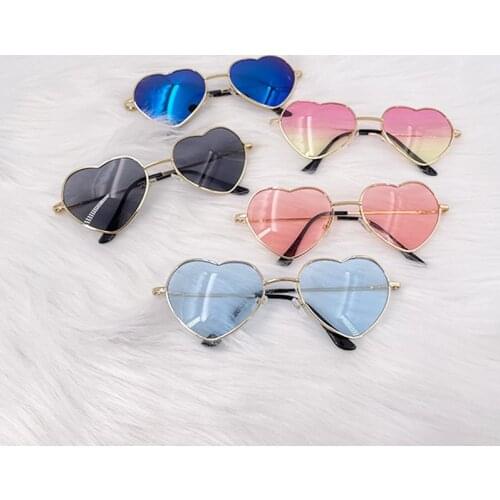 Ladies Heart Shaped Sunglasses metal Women Brand Designer Fashion Rimless Clear Ocean Lenses Sun Glasses