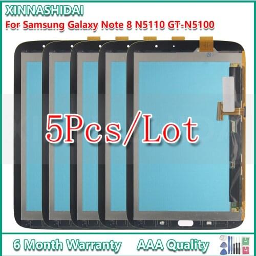 5 Pcs LCD Display For Samsung Galaxy Note 8 N5100 GT-N5100 N5110 GT-N5110 LCD Display Touch Screen Digitizer Sensor Assembly