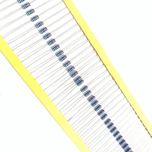 100Pcs/Lot/ Micro resistor high power resistorr MO1/4WS 0.25W 1% F 0R metal oxide film
