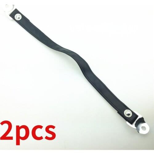 2pcs for GN125h HJ125-8 Motorcycle Accessories Cushion Belt Seat Belt for Suzuki Motorcycle Seat Cushion Strap, Black Belt