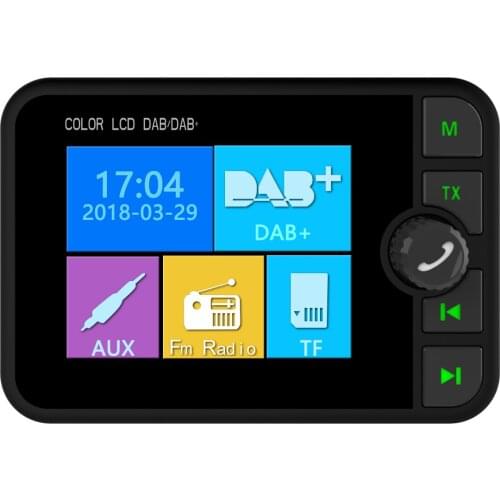 In Car DAB Digital Radio Adapter with Bluetooth Music Streaming