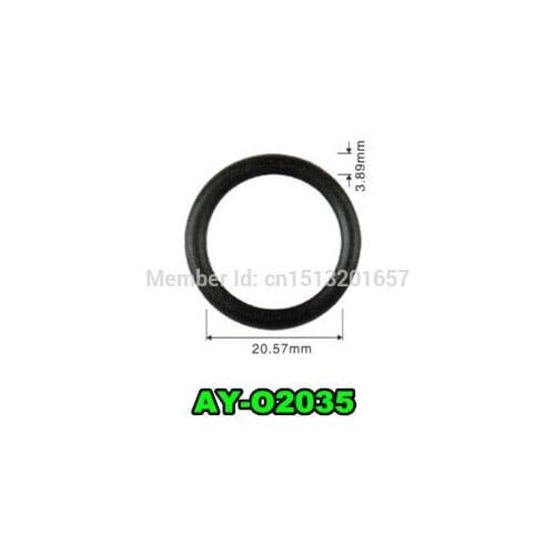 Free Shipping 200pcs 20.57*3.89mm fuel injector upper oring for Suzuki GEO 1.3L fuel injector repair kits for AY-O2035