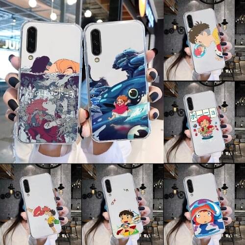 Ponyo Hayao Miyazaki anime Phone Case For Samsung Galaxy A 3 5 7 8 10 20 21 30 40 50 51 70 71 E S 2016 2018 4G transparent tpu