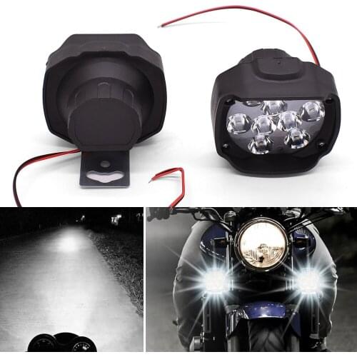 DC 12V Motorcycle Lamp LED Driving Headlight Fog Light Auxiliary Light For YAMAHA mxt850 niken gt XT1200Z yzf r1 r3 r25 r6 r125