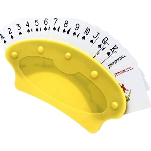 Hot Lazy Creative Poker Cards Stand Holders Base Playing Cards Support Poker Clip Organizes Hands For Easy Play Board Game Gifts