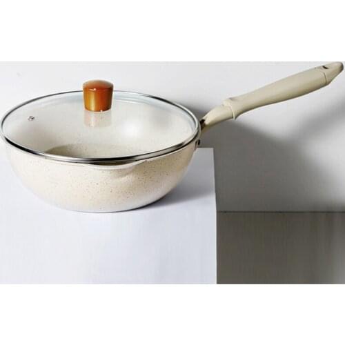 Maifan stone pot non stick pan small size frying pan special cooking pan flat bottom gas stove suitable for small