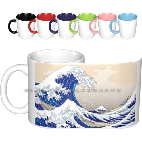 The Great Wave Off Kanagawa-Hokusai Ceramic Mugs Coffee Cups Milk Tea Mug The Great Wave Off Kanagawa Hokusai Japan Japanese