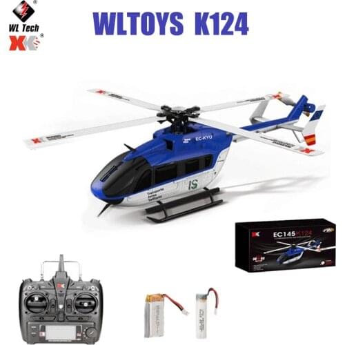 Original WLtoys XK K124 RC Drone 2.4G 6CH 3D 6G Mode Brushless RC Quadcopter Helicopter Remote Control Toys For Kids Gifts
