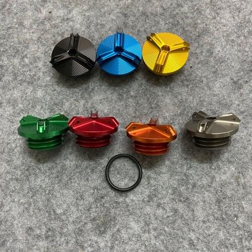 Motorcycle CNC Engine Oil Filter Cup Plug Cover Oil screw cap For YAMAHA YZ250FX YZ450FX WR250F WR250R X SEROW225 YZF450