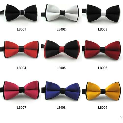 NEW MEN Tuxedo Classic Bowtie Fashion Mans Solid BOWTIE Male Black white red BOW TIE for wedding party 2014 Spring ties hot