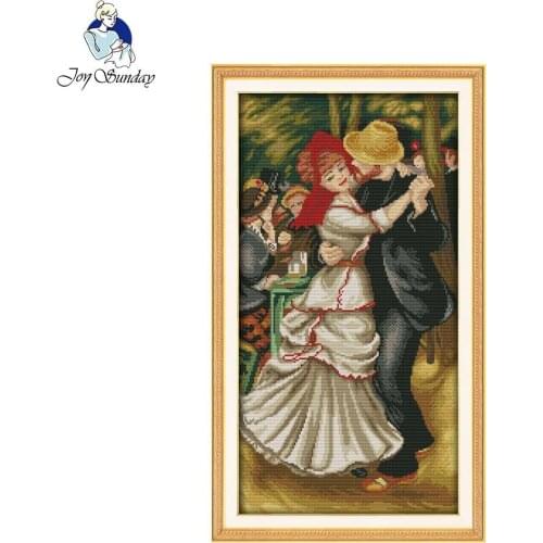 Joy Sunday Passionate Dance Cross Stitch Needlework Cross Stitch Sets for Embroidery Kits Stamped or Counted Cross-Stitching