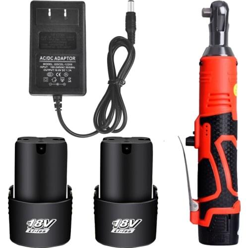 18V 12V Electric Wrench Kit 3/8 Cordless Ratchet Wrench Rechargeable Scaffolding 45NM Torque Ratchet