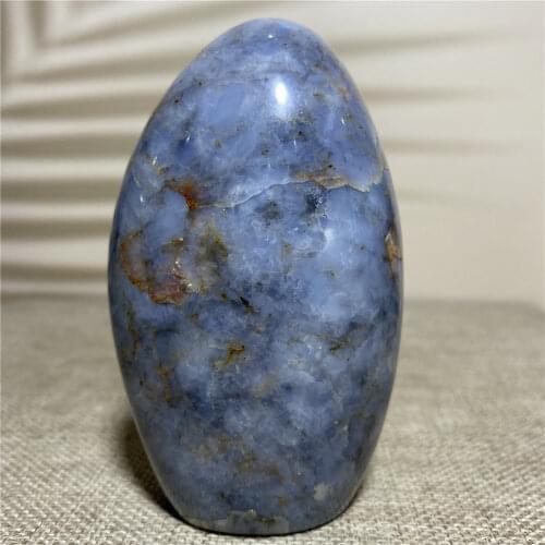 Natural Blue Ober Quartz Crystal Wand Gift Point Home Furnishing Decoration Treatment Stone Rod Column Energy Healing Tower