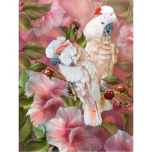 Full Square Round 5D Parrot Landscape Diamond Painting Rhinestone Embroidery Cross Stitch Sale Christmas Gift Picture FH522