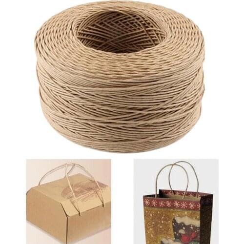 650m Raffia Paper Yarn Roll Twine Gift Wrapping Projects Weaving Thread