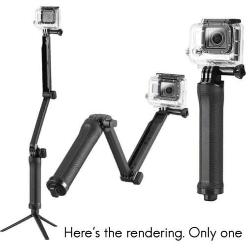 Waterproof Selfie Sticks Monopod for Gopro Hero 5 6 4 3 Camera for Xiaomi 4K Sports Camera Tripod Stand Accessories