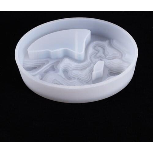 Silicone Terraced Field Molds Flexible Potted plants Planter Resin Epoxy Casting Mould Home DIY Handmade Craft Ornament Molds