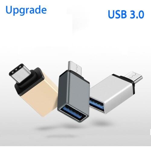 Typc c OTG Adapter usb type-c Male to USB 3.0 Converter For oneplus 8 7t 6 moto meizu 16 huawei mate 30 20 p20 lite redmi 10x