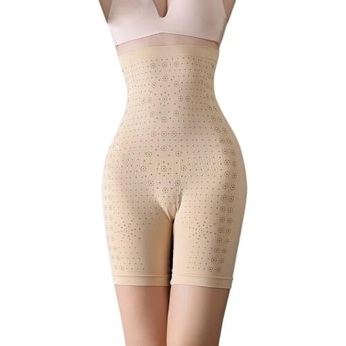 High Waist Seamless Hip Shaping Panties Hollow Out Shorts Female Leggings Boxer