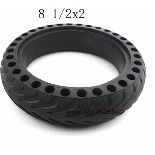 High quality Solid Tire Hollow Non-Pneumatic Tyre Wheel 8 1/2x2 for Xiaomi Mijia M365 Scooter Shock Absorber Anti-slip Tyre Tire